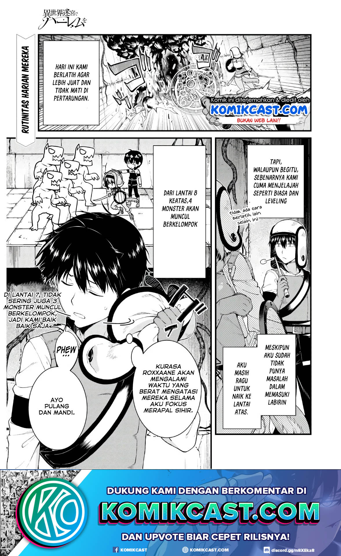 Isekai Meikyuu de Harem wo Chapter 36 Gambar 2